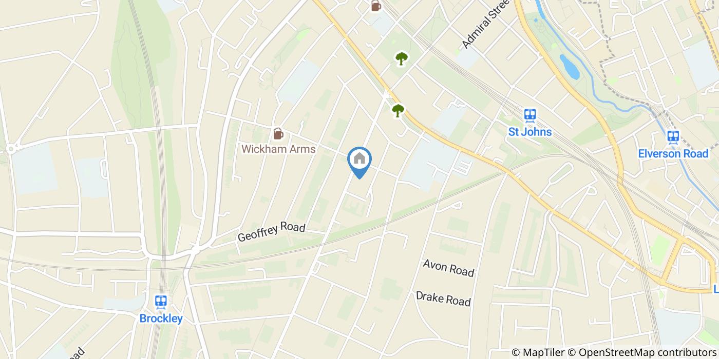 1 Bed Flat, Wickham Rd, SE4