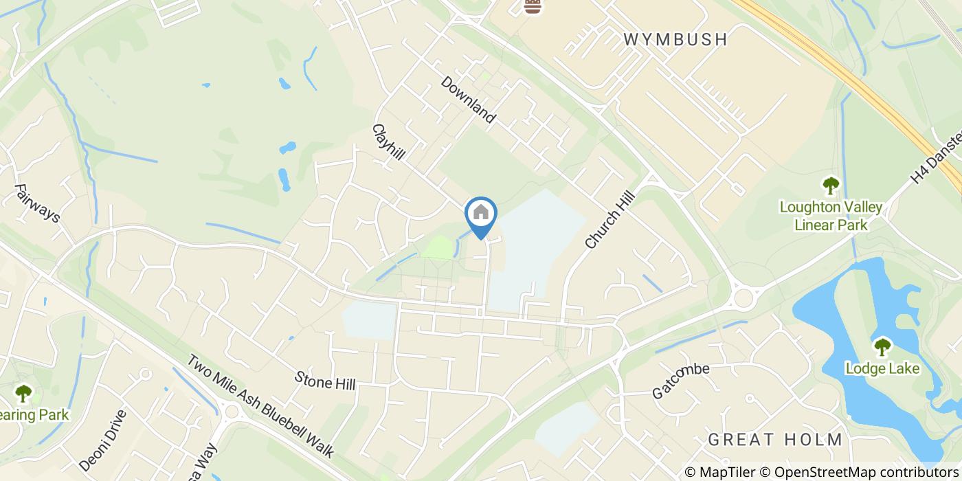 3 Bed Detached House, Clay Hill, MK8