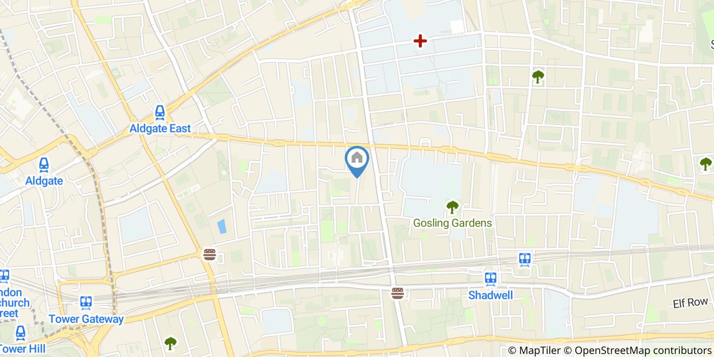 1 Bed Flat, Hessel Street, E1