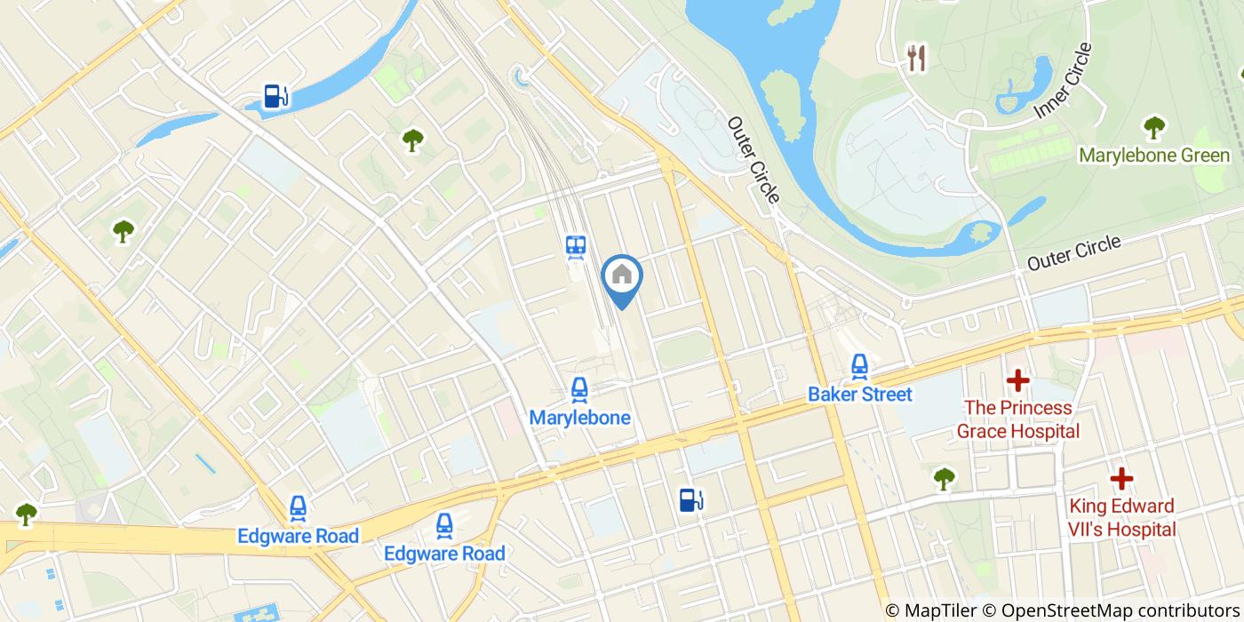 2 Bed Flat, Boston Place, NW1