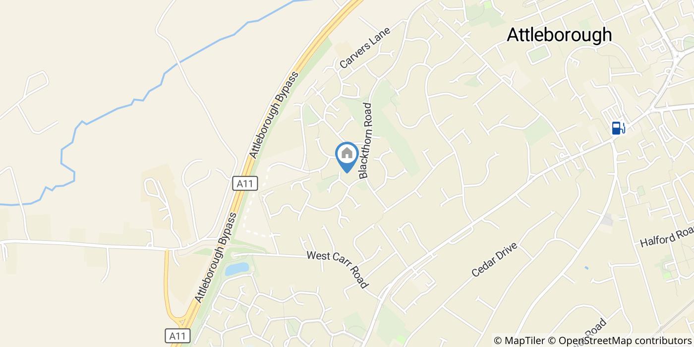 2 Bed Terraced House, Gentian Way, NR17