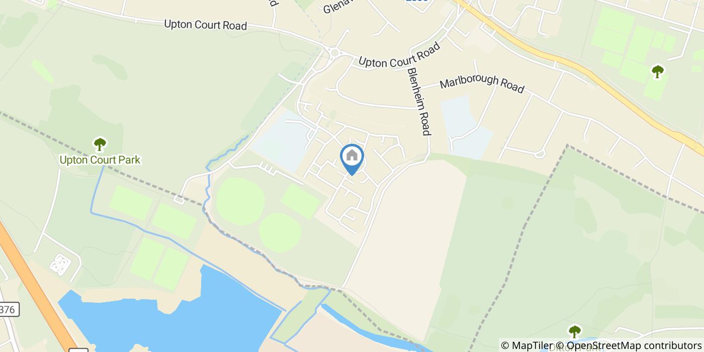 2 Bed Flat, Lydford Place, SL3