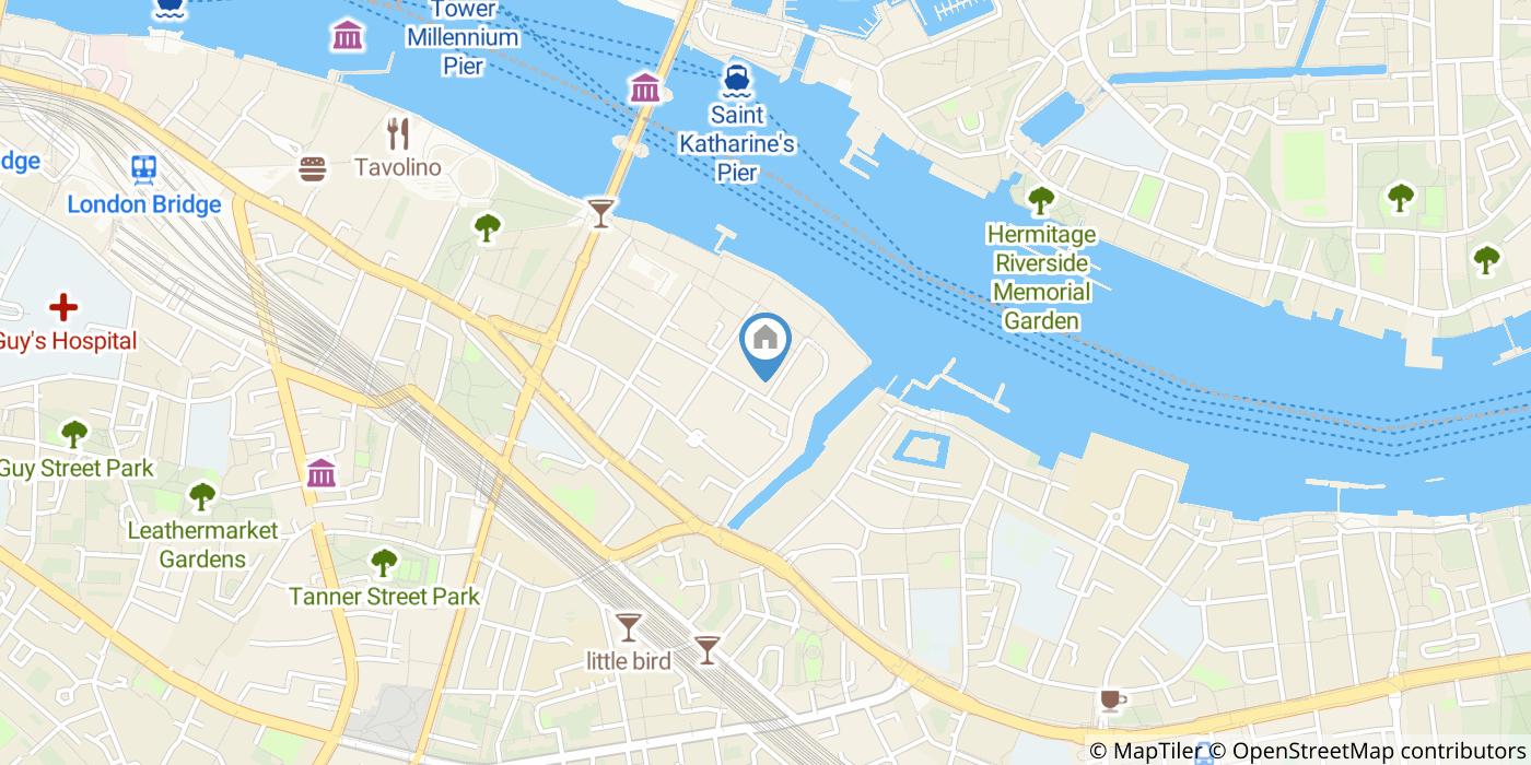 1 Bed Flat, Tamarind Court, SE1