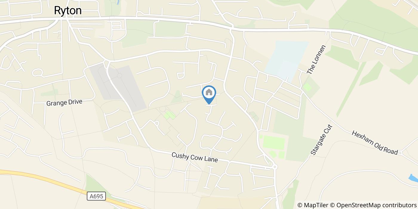 2 Bed Terraced House, Silvermere Drive, NE40