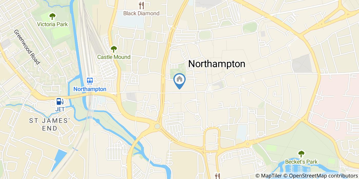 1 Bed Flat, Gold Street, NN1