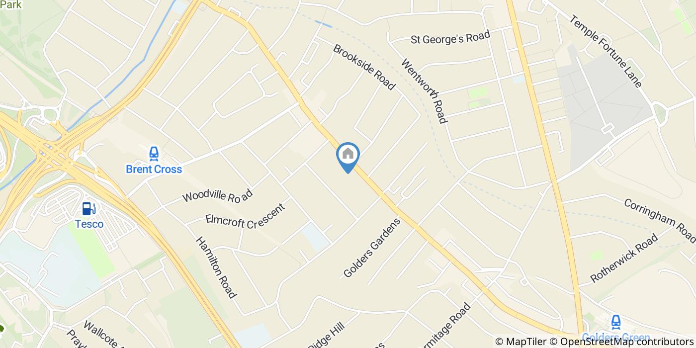 Studio Flat, Golders Green Road, NW11