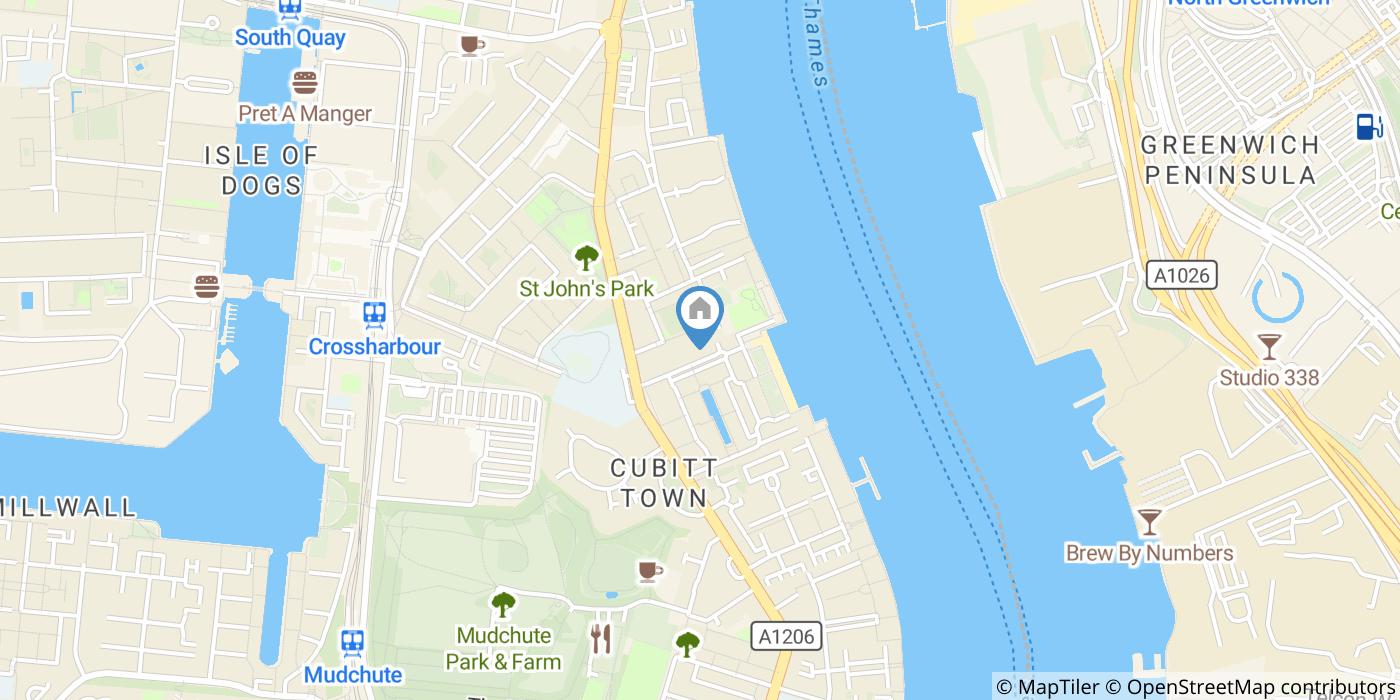 2 Bed Flat, Amsterdam Road, E14