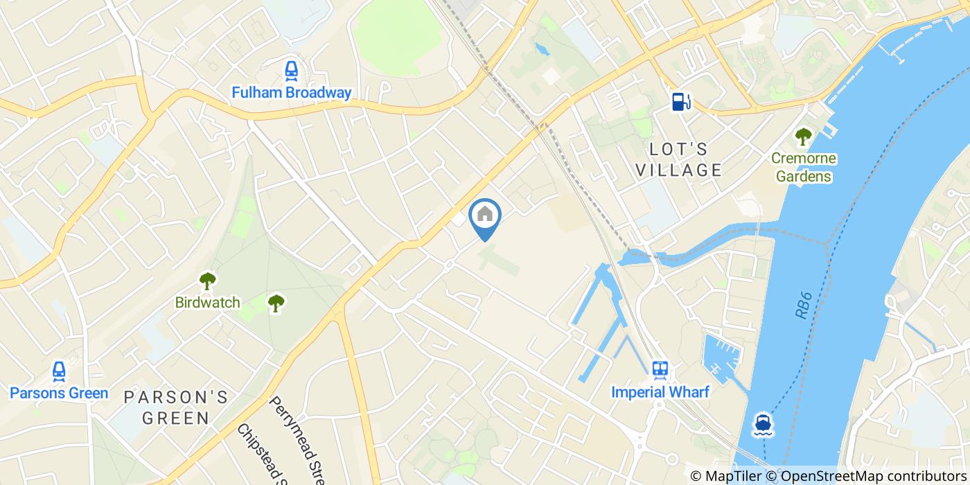 1 Bed Flat, Hampton House, SW6