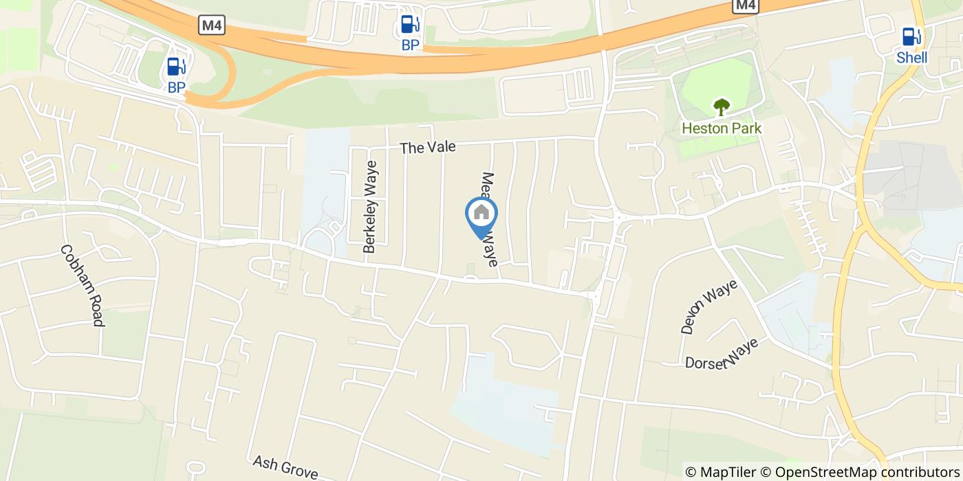 4 Bed Semi-Detached House, Meadow Waye, TW5