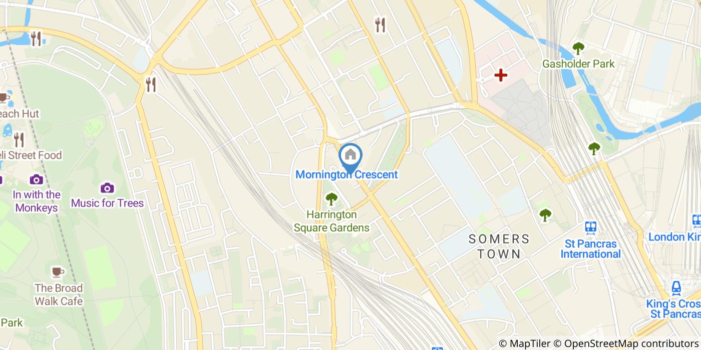 Studio Flat, Eversholt Street, NW1