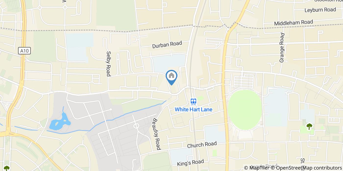 1 Bed Flat, White Hart Lane, N17