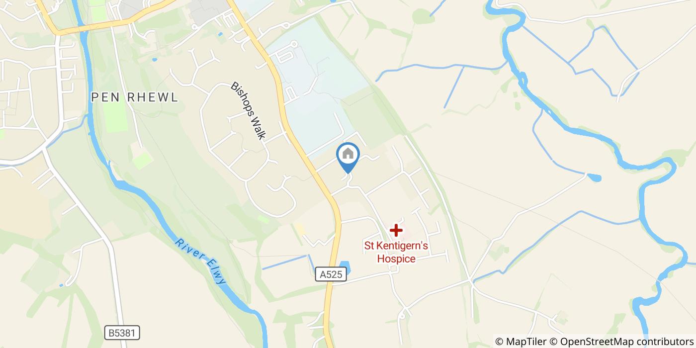 2 Bed Flat, Lon Hm Stanley, LL17