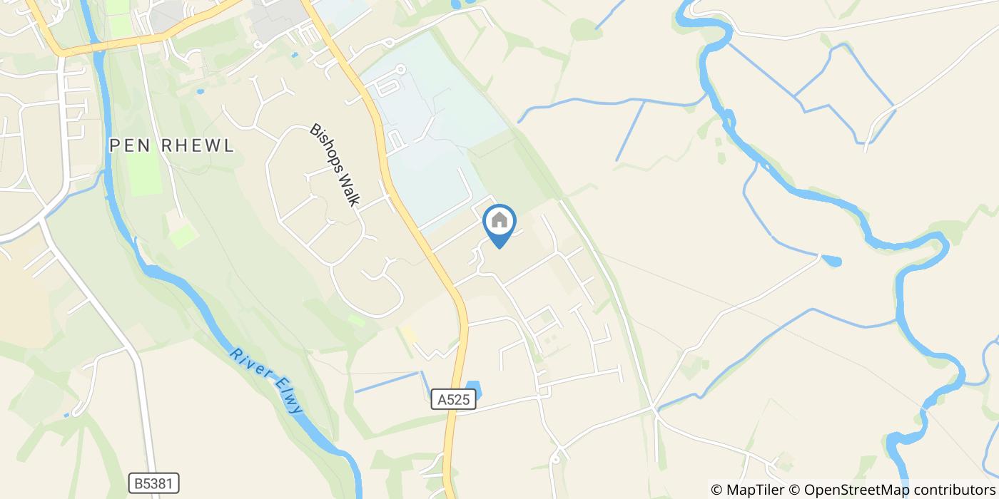 2 Bed Flat, Rhodfa Tegid, LL17