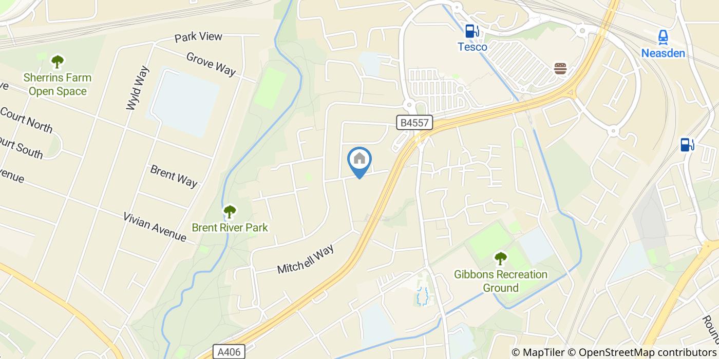 3 Bed Semi-Detached House, Garden Way, NW10
