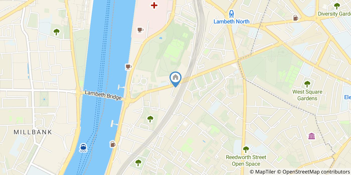 2 Bed Flat, Lambeth Road, SE1