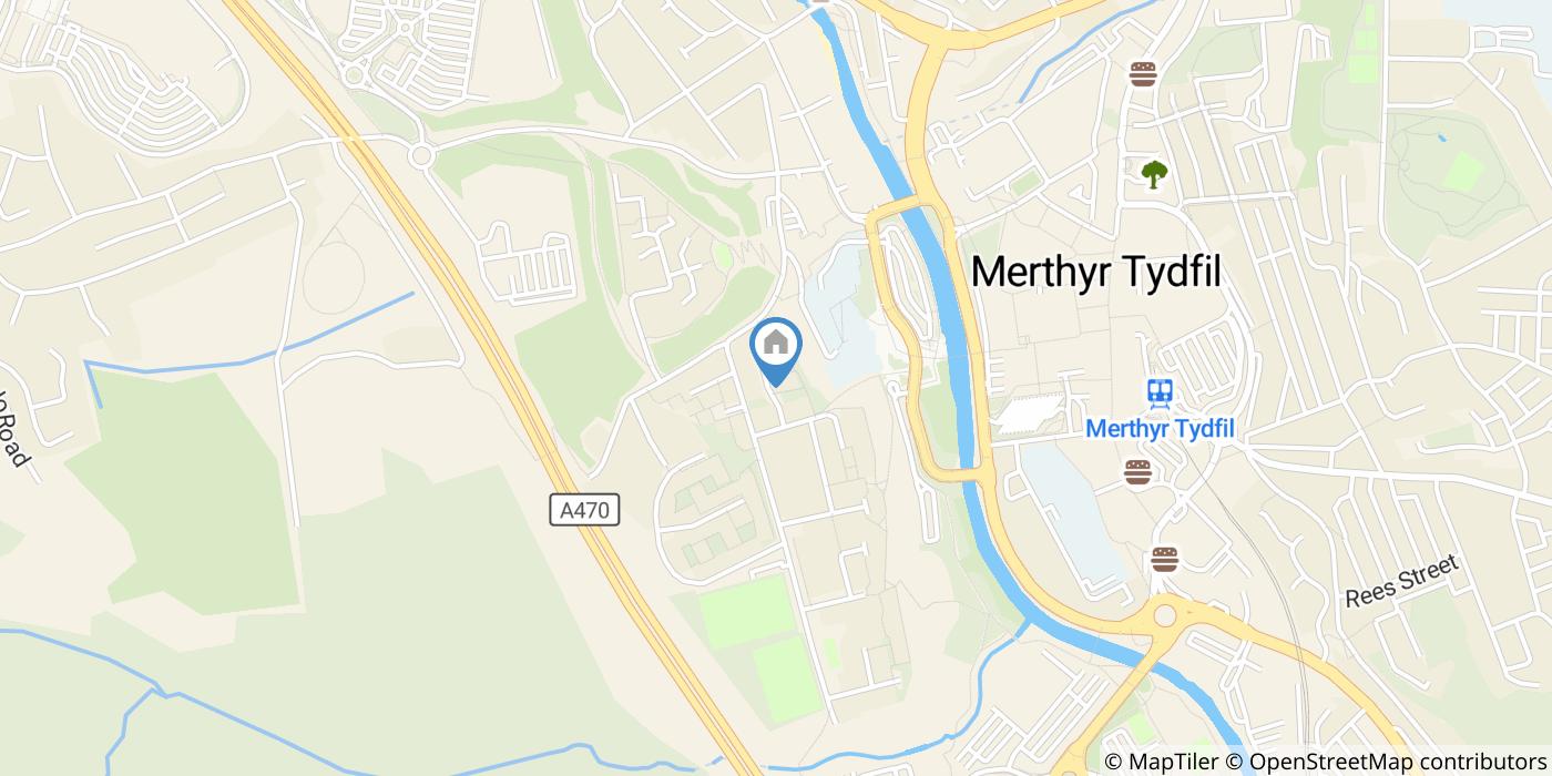 2 Bed Semi-Detached House, Cae'r Wern, CF48