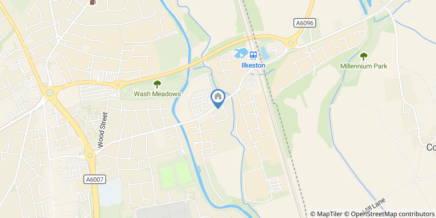 1 Bed Flat, Station Road, DE7