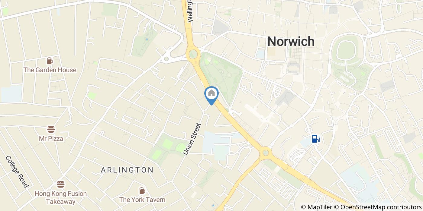 1 Bed Flat, Coach & Horses Row, NR2