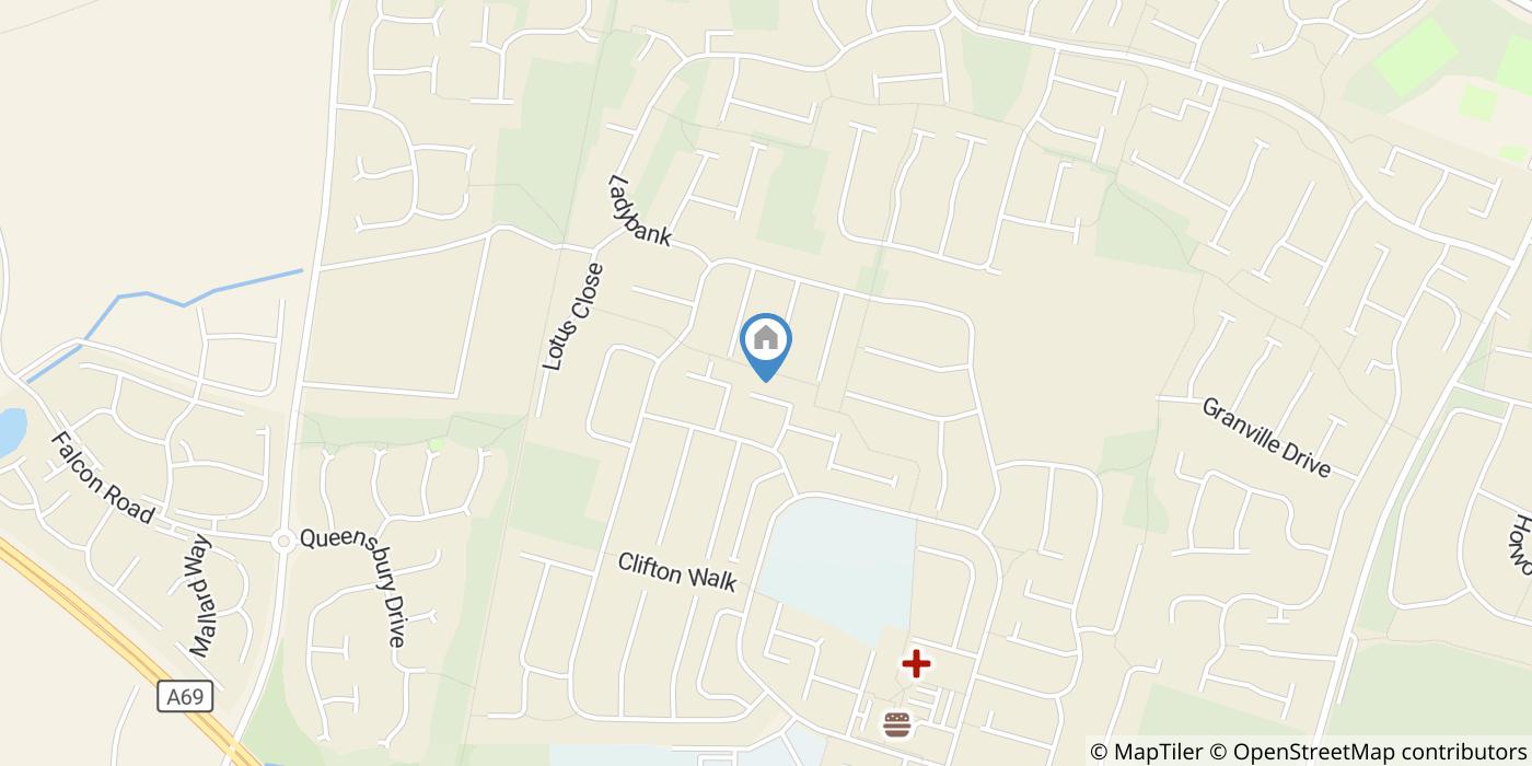 2 Bed Flat, Denham Walk, NE5