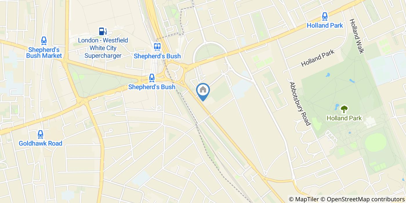 Studio Flat, Holland Road, W14