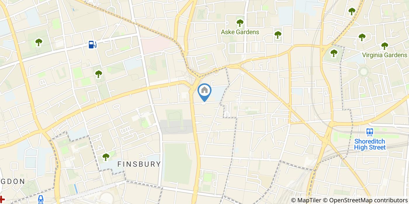 1 Bed Flat, Leonard Street, EC2A