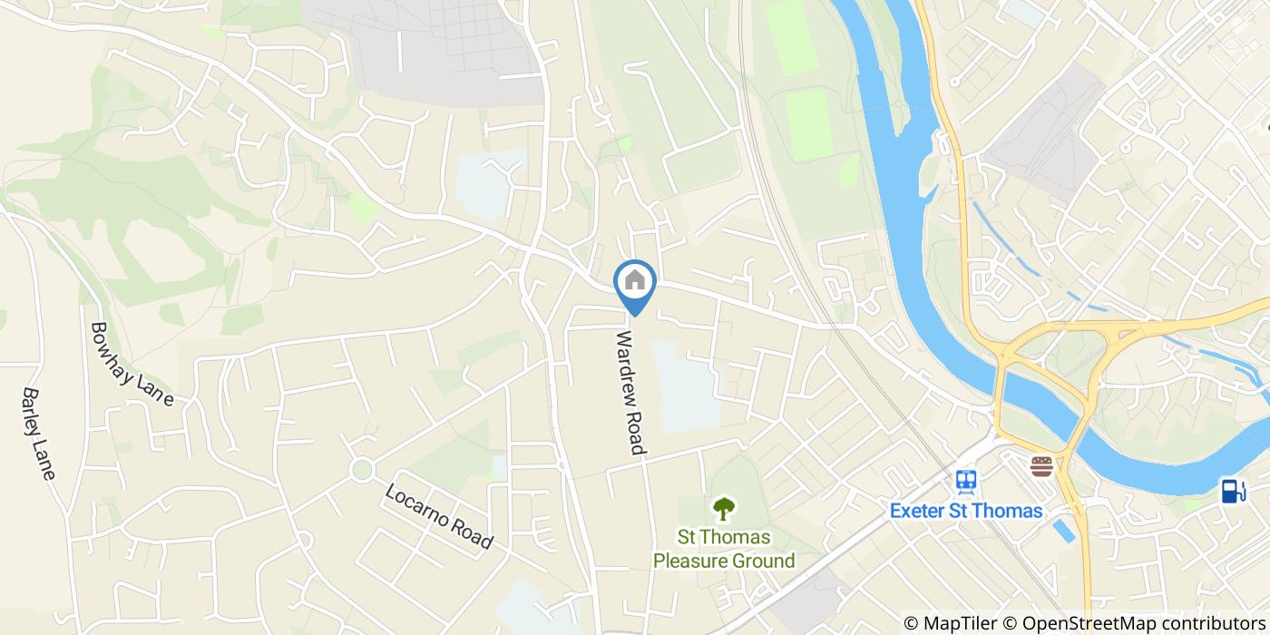 3 Bed Terraced House, Wardrew Road, EX4