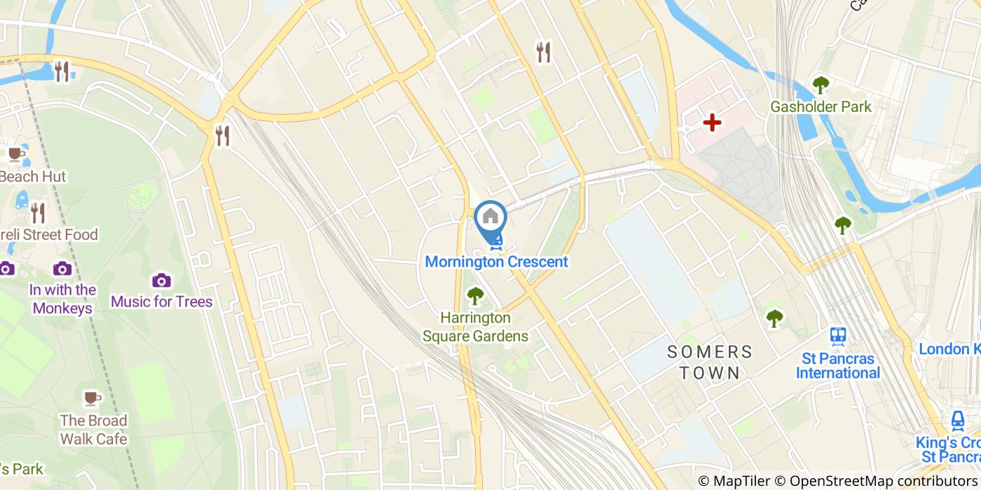 Studio Flat, Eversholt Street, NW1