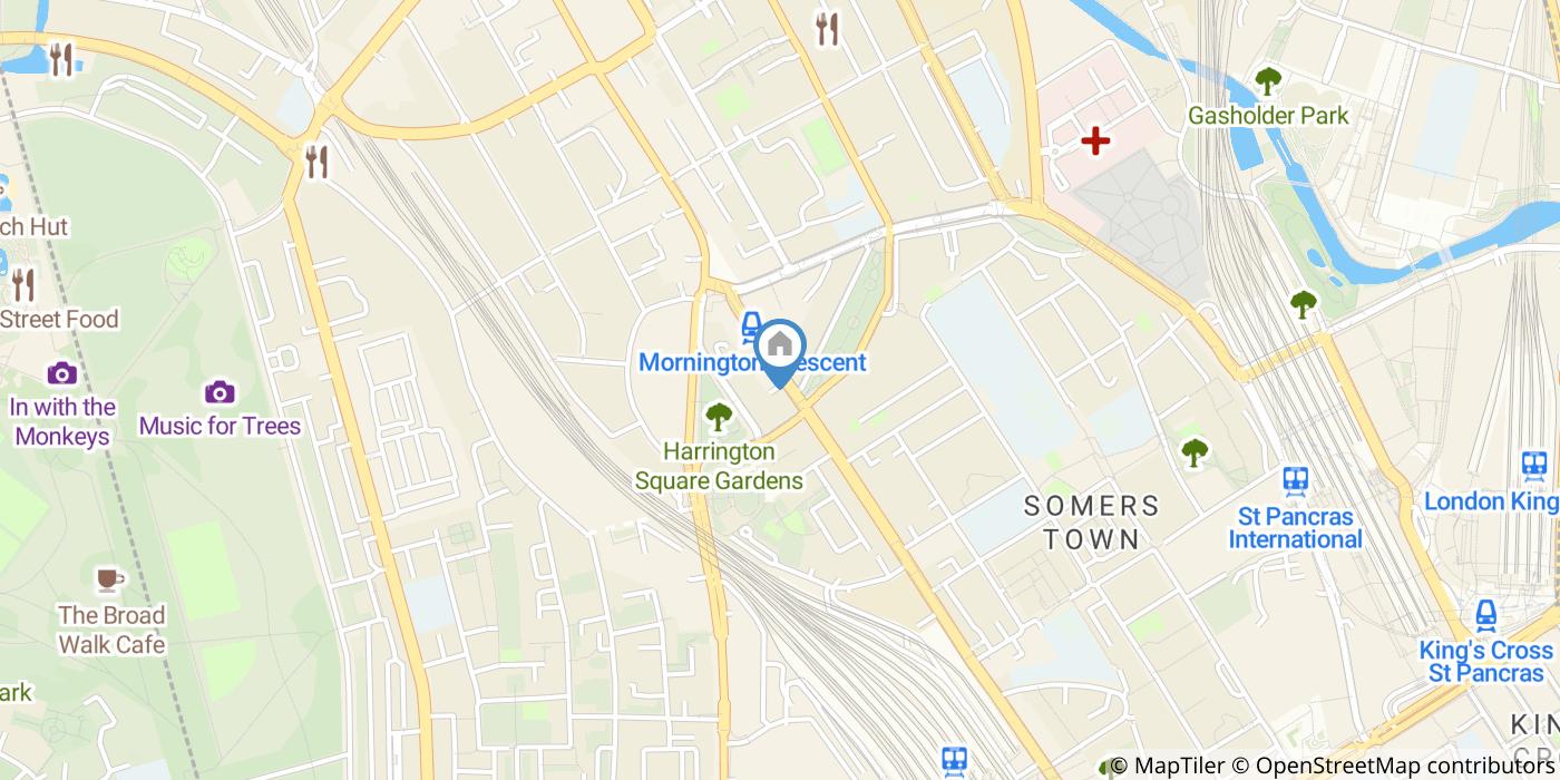 2 Bed Flat, Oakley Square, NW1