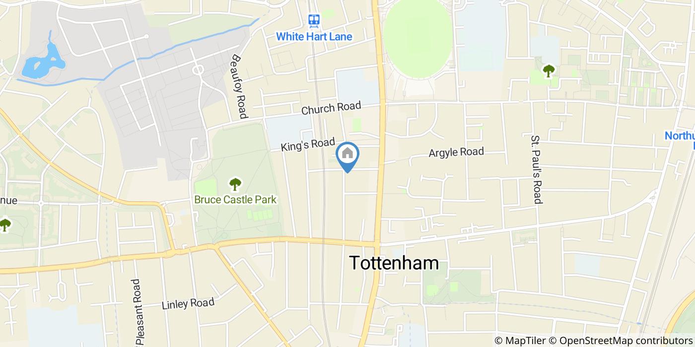 1 Bed Flat, Ruskin Road, N17