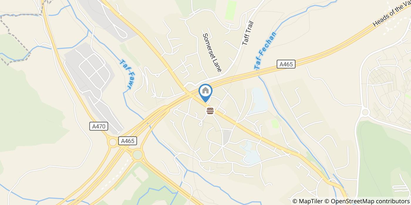 2 Bed Terraced House, High Street, CF48