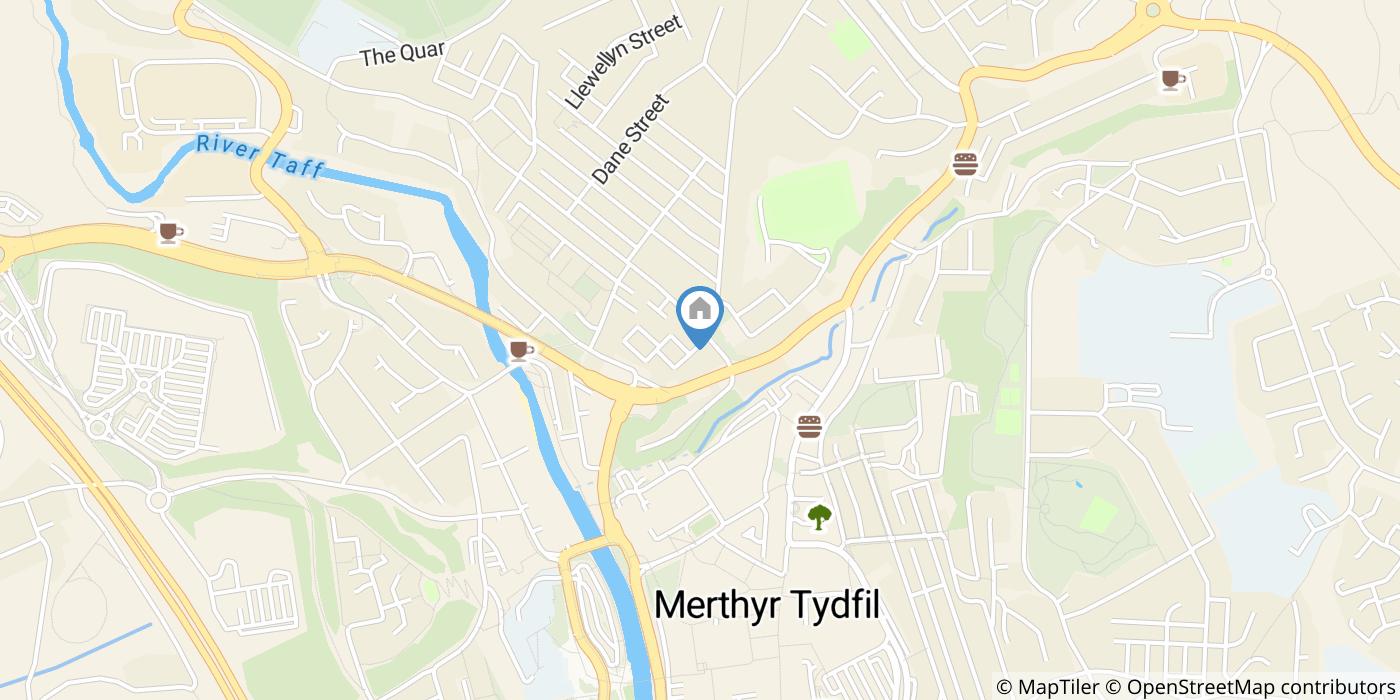 1 Bed Terraced House, Garth St, CF47