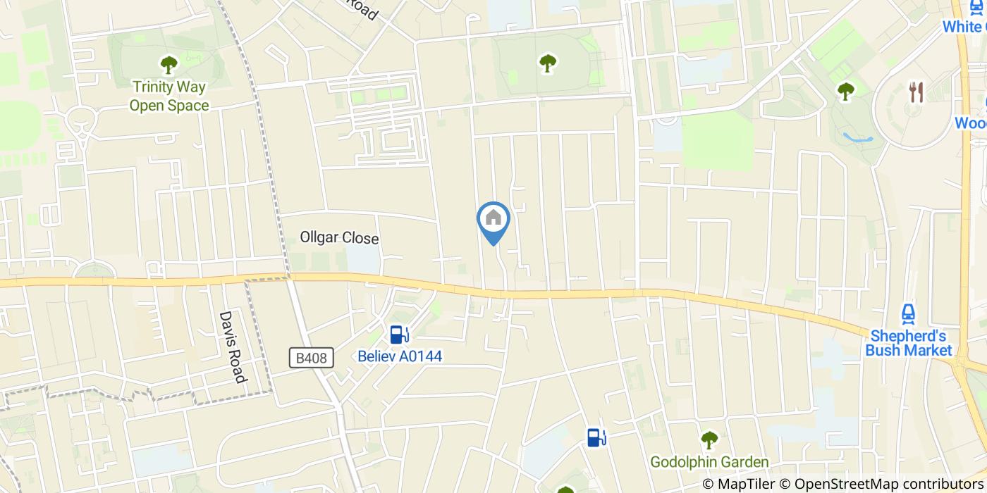 3 Bed Terraced House, Thorpebank Road, W12