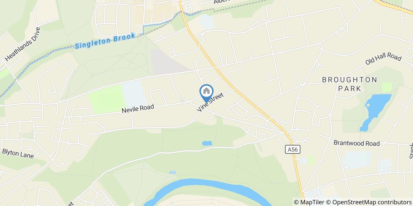 2 Bed Flat, Vine St, M7