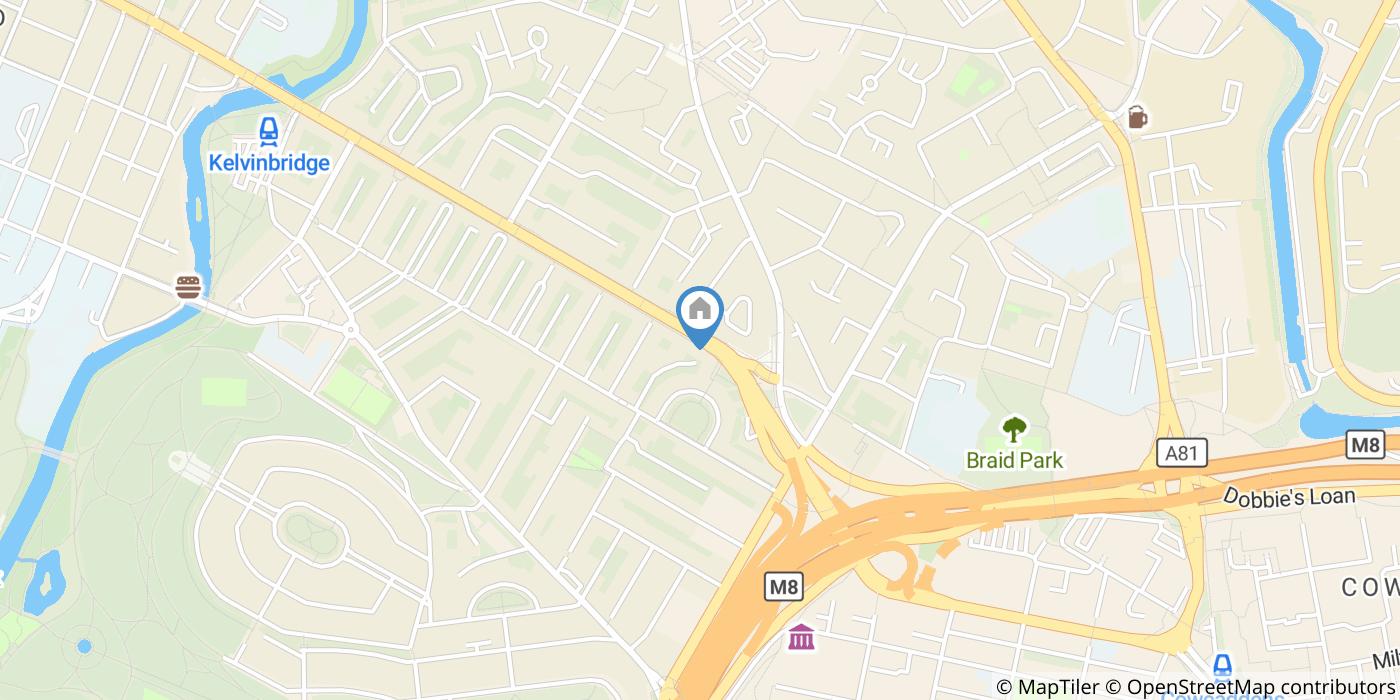 1 Bed Flat, Great Western Road, G4