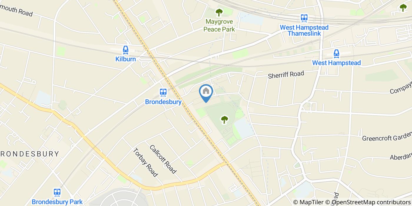 Studio Flat, Very Near Kilburn High Road, NW6