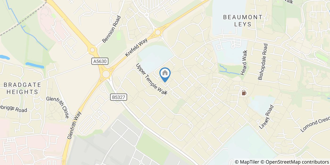 2 Bed Bungalow, Beaumont Walk, LE4