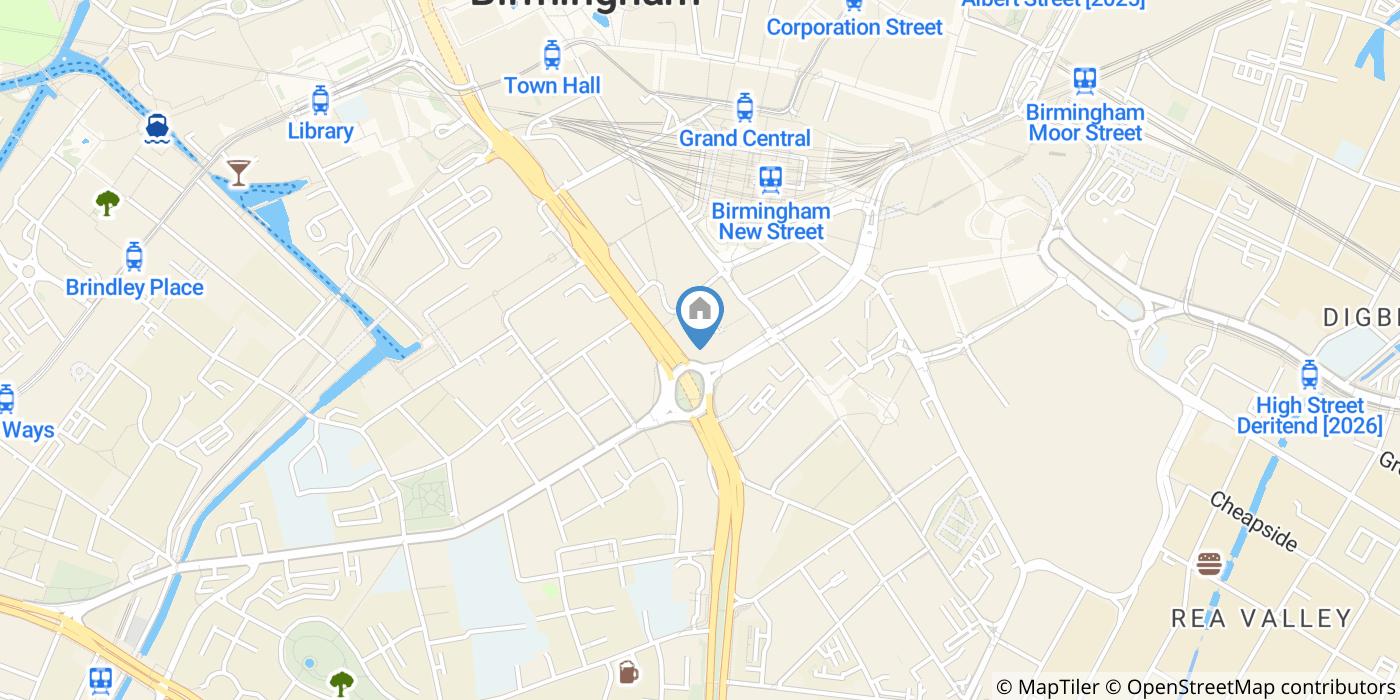 1 Bed Flat, Holloway Circus Queensway, B1