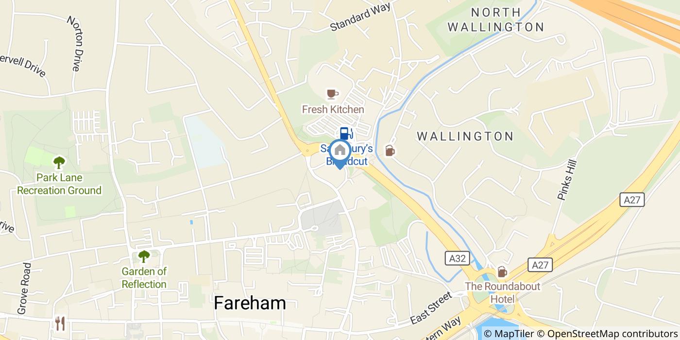 1 Bed Flat, Wates House Wallington Hill, PO16