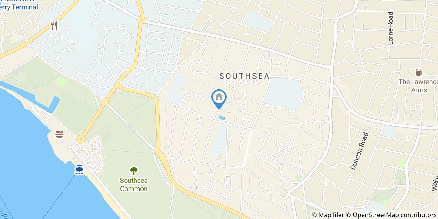 1 Bed Flat, Queen's Crescent, PO5