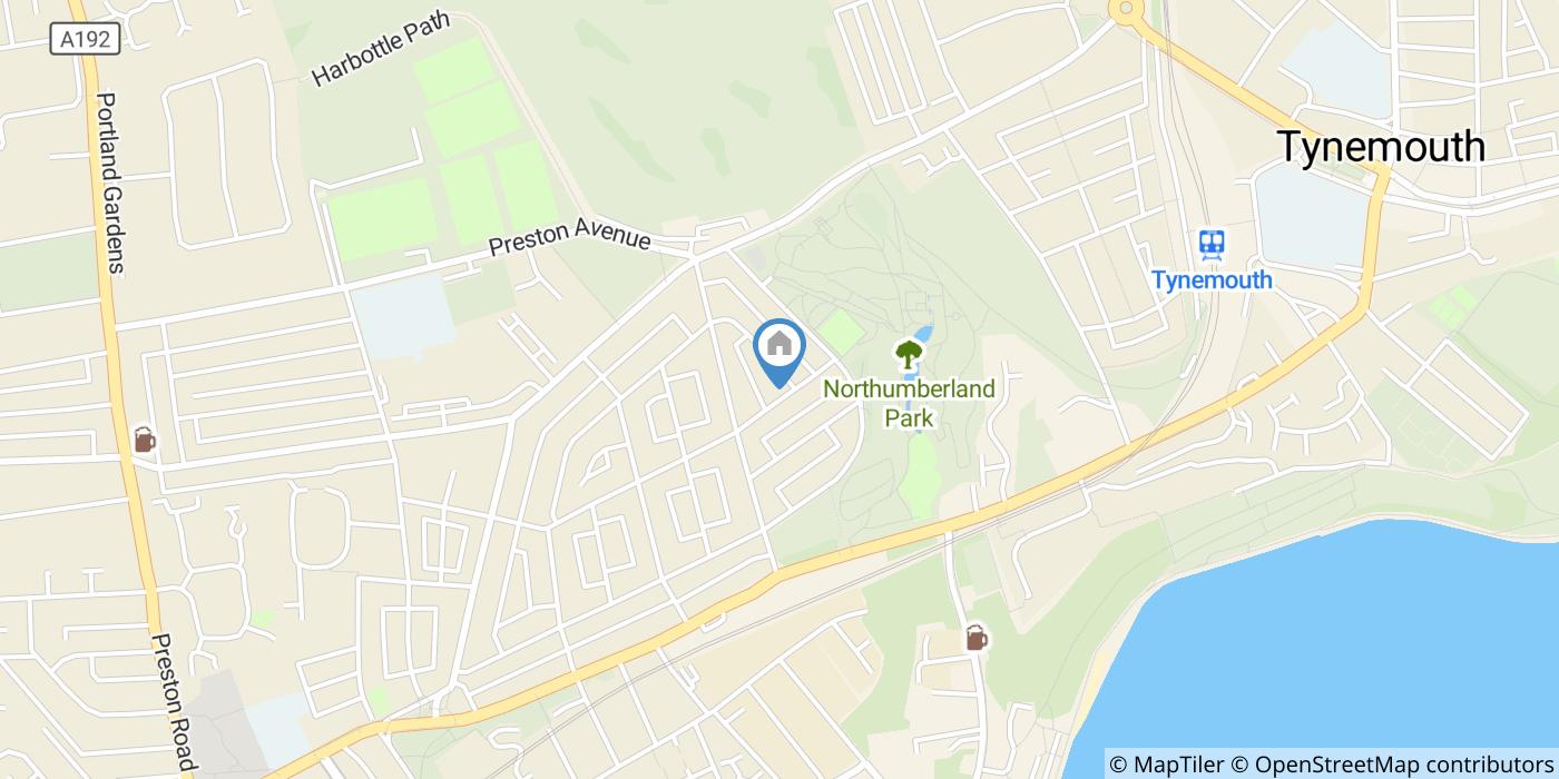 2 Bed Flat, Park Crescent East, NE30