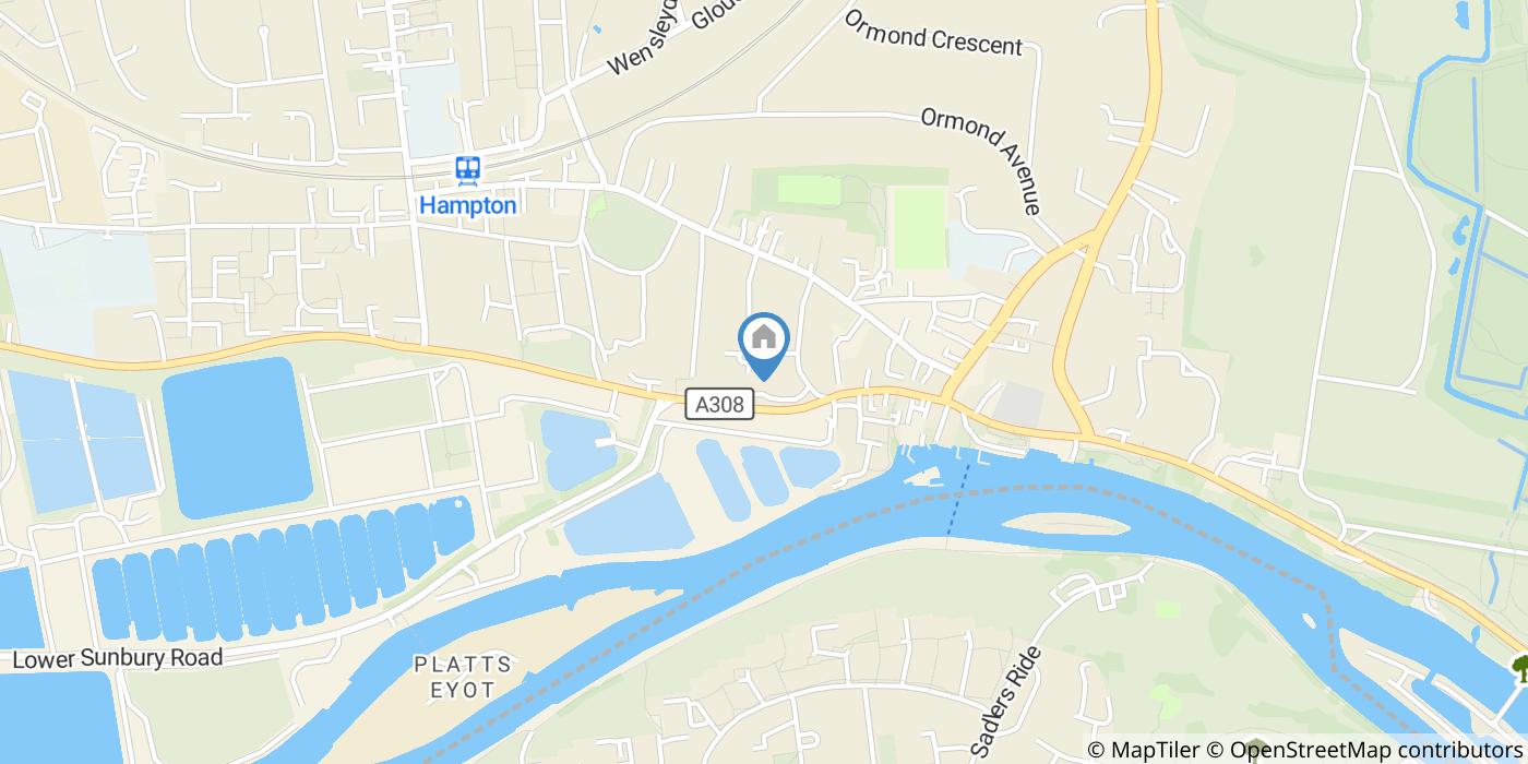 3 Bed Terraced House, Spring Grove, TW12