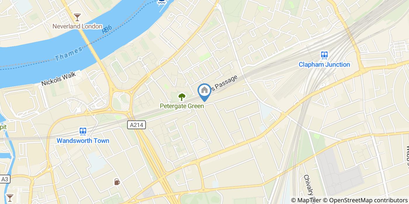 2 Bed Flat, Harbut Road, SW11