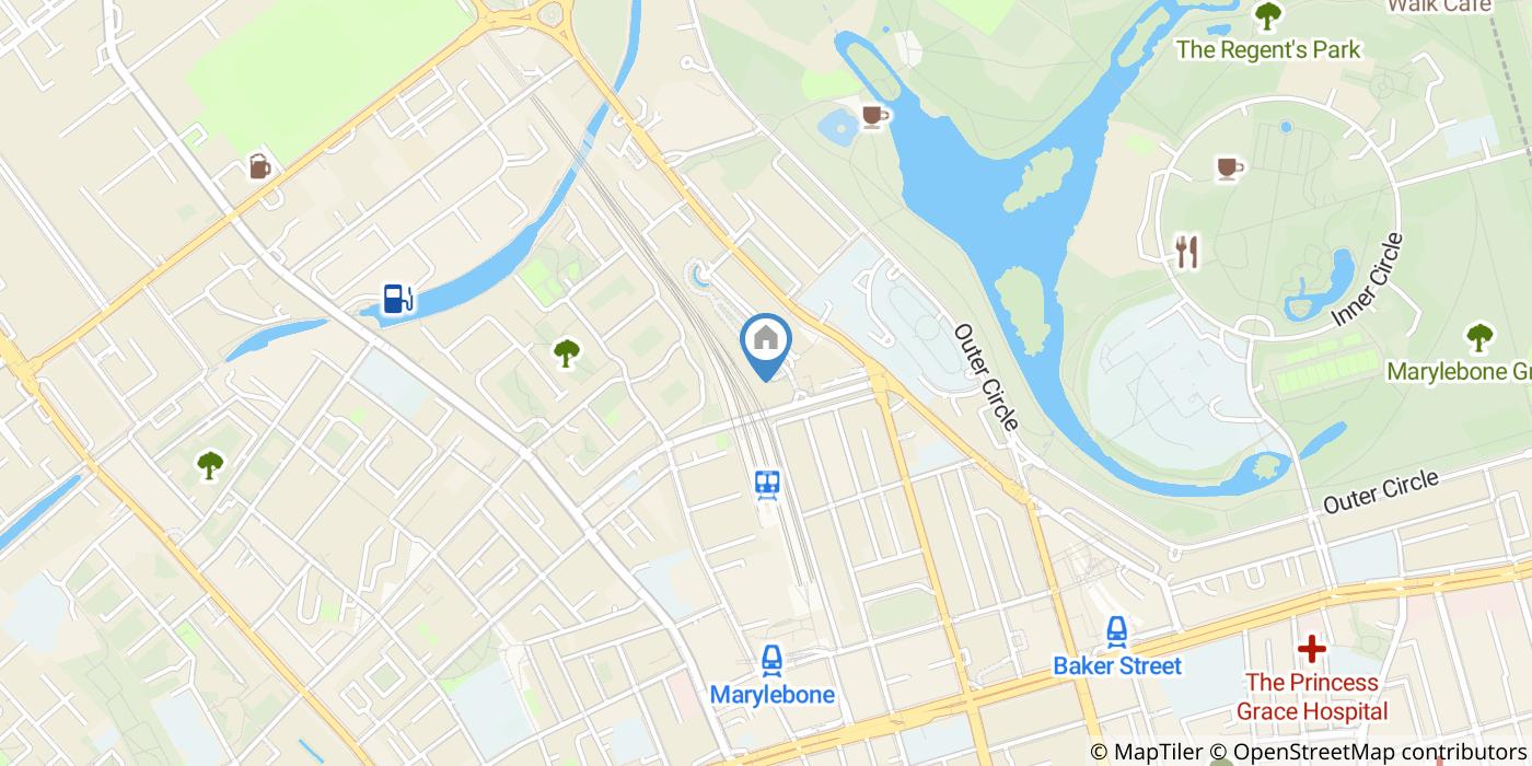 1 Bed Flat, Elizabeth Court, NW1