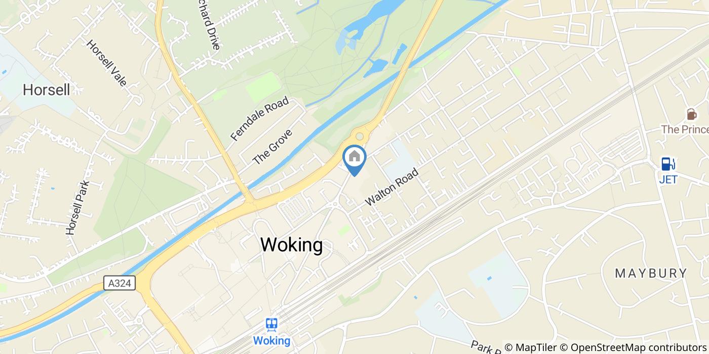 1 Bed Flat, Chertsey Road, GU21