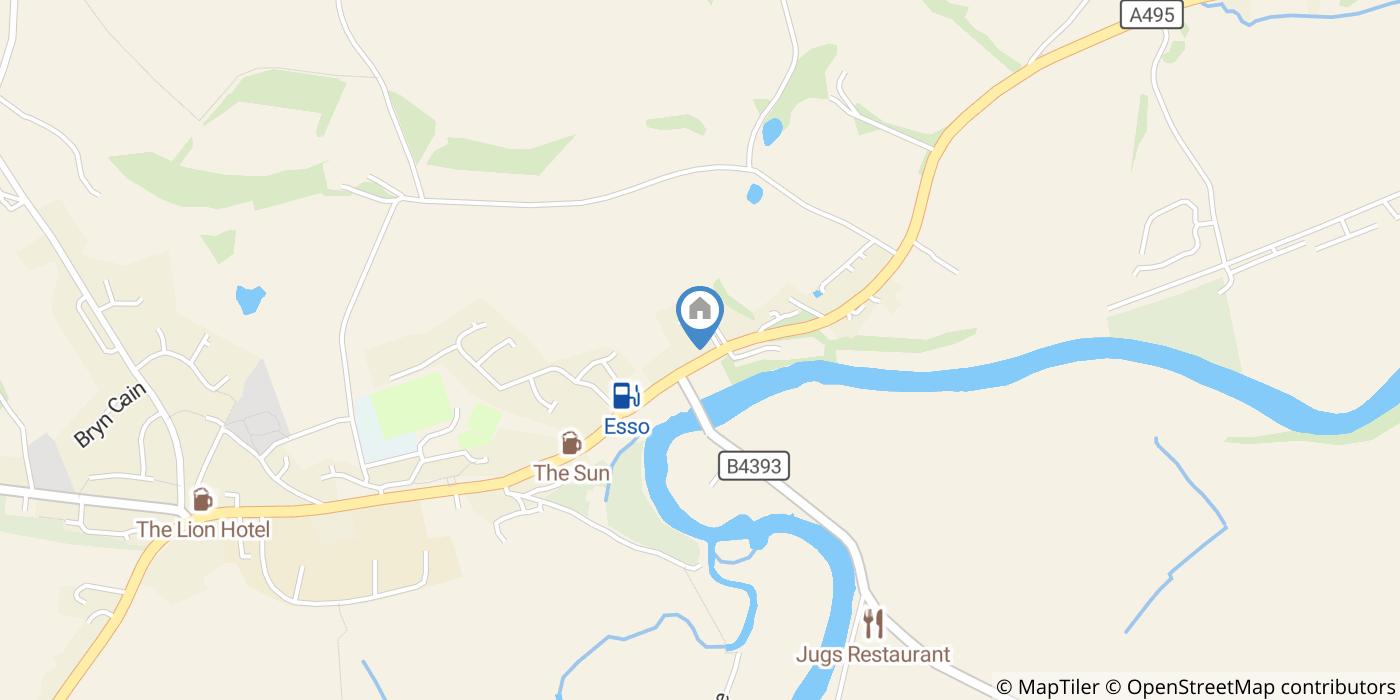 2 Bed Flat, Vyrnwy House, SY22