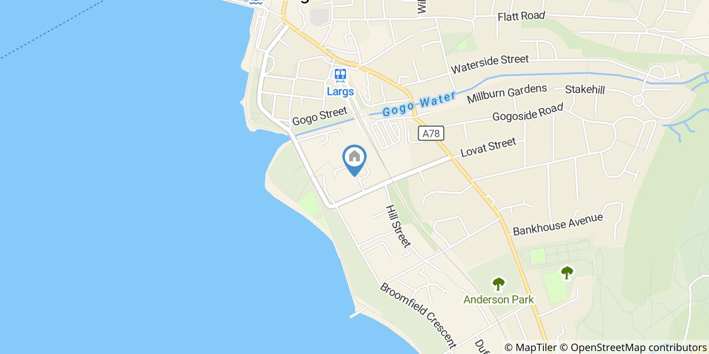 1 Bed Flat, Kelburn Court, KA30