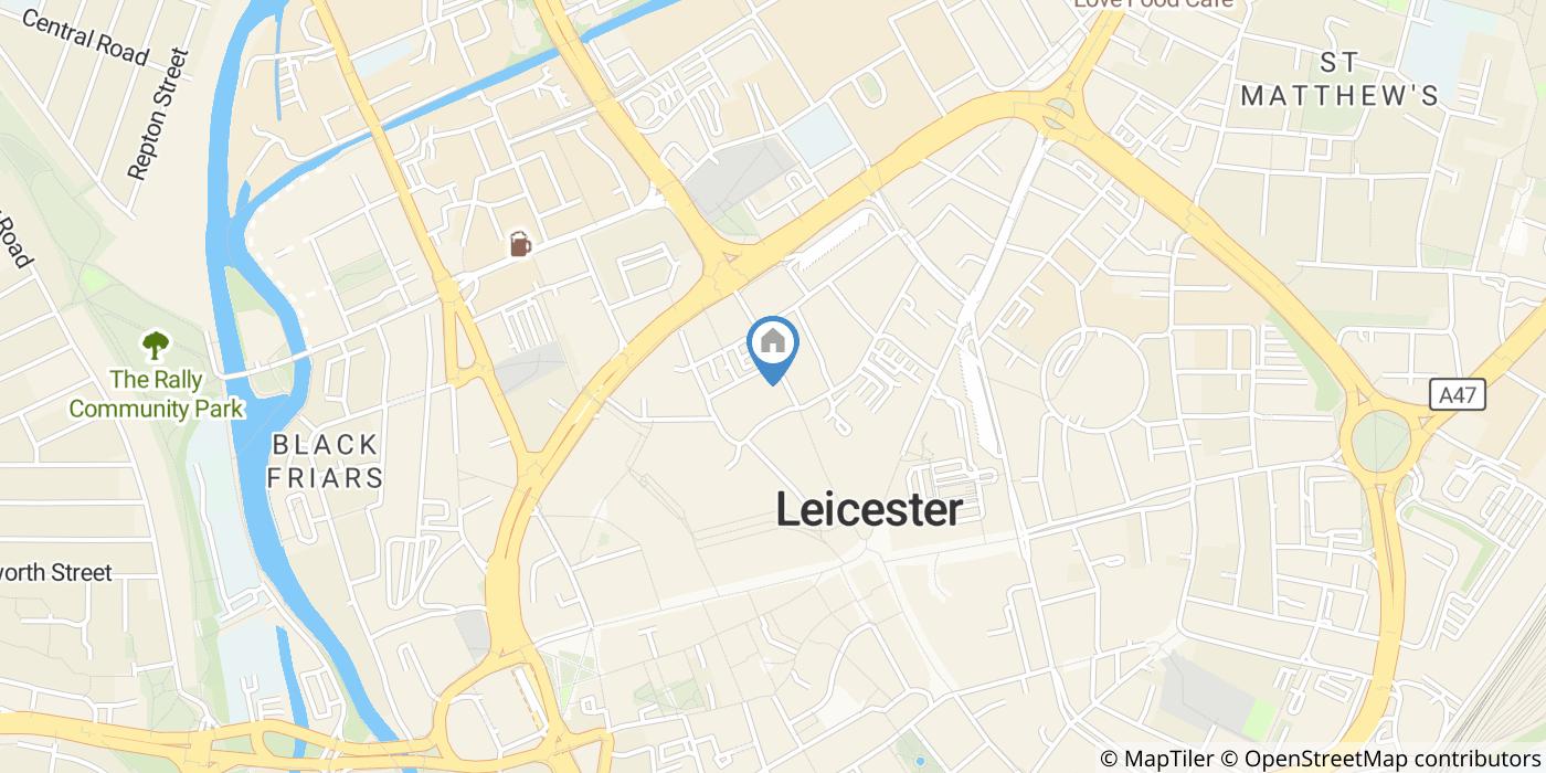 1 Bed Flat, Church Gate, LE1