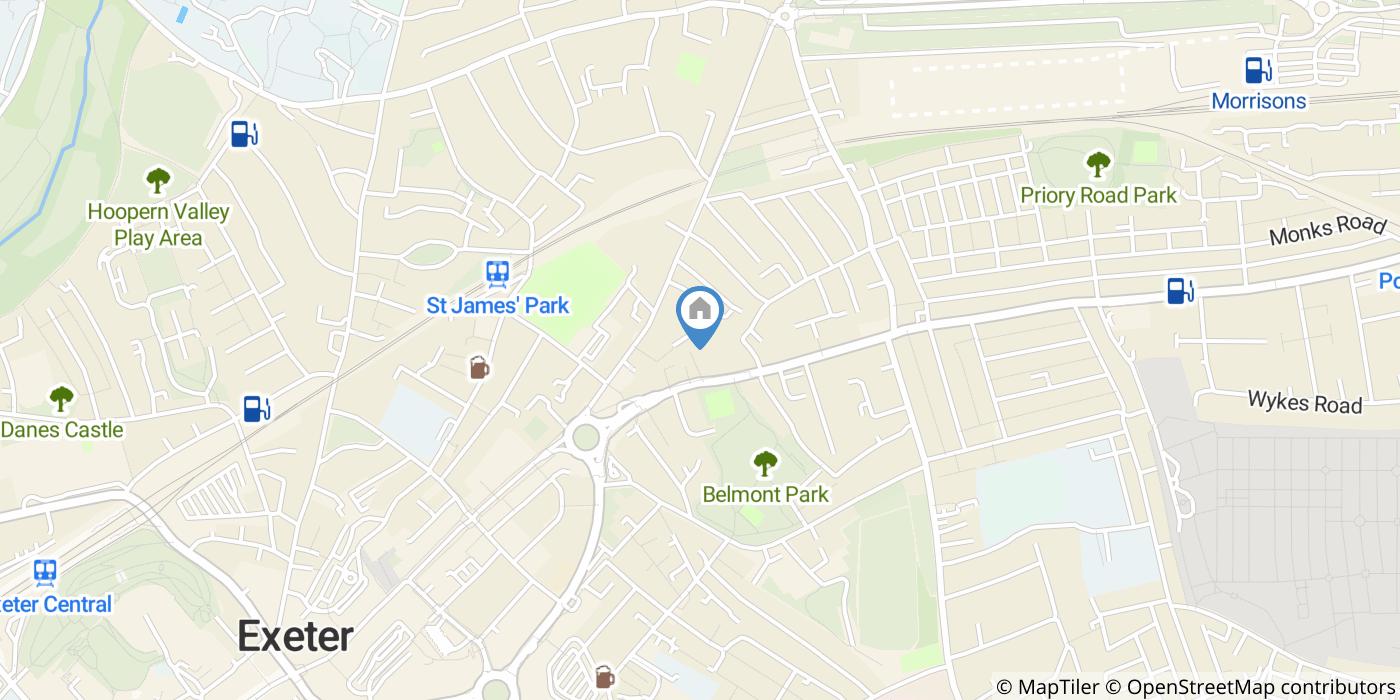 1 Bed Flat, Blackboy Road, EX4