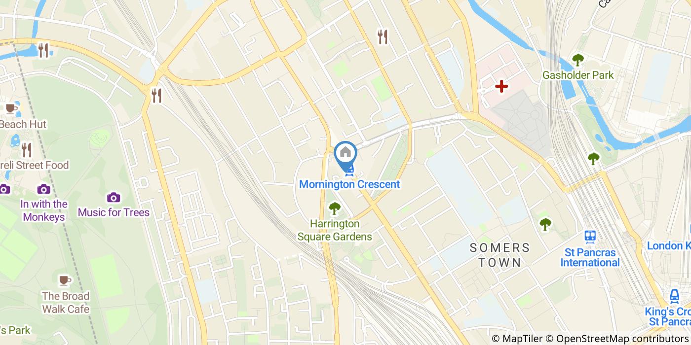 Studio Flat, Eversholt Street, NW1