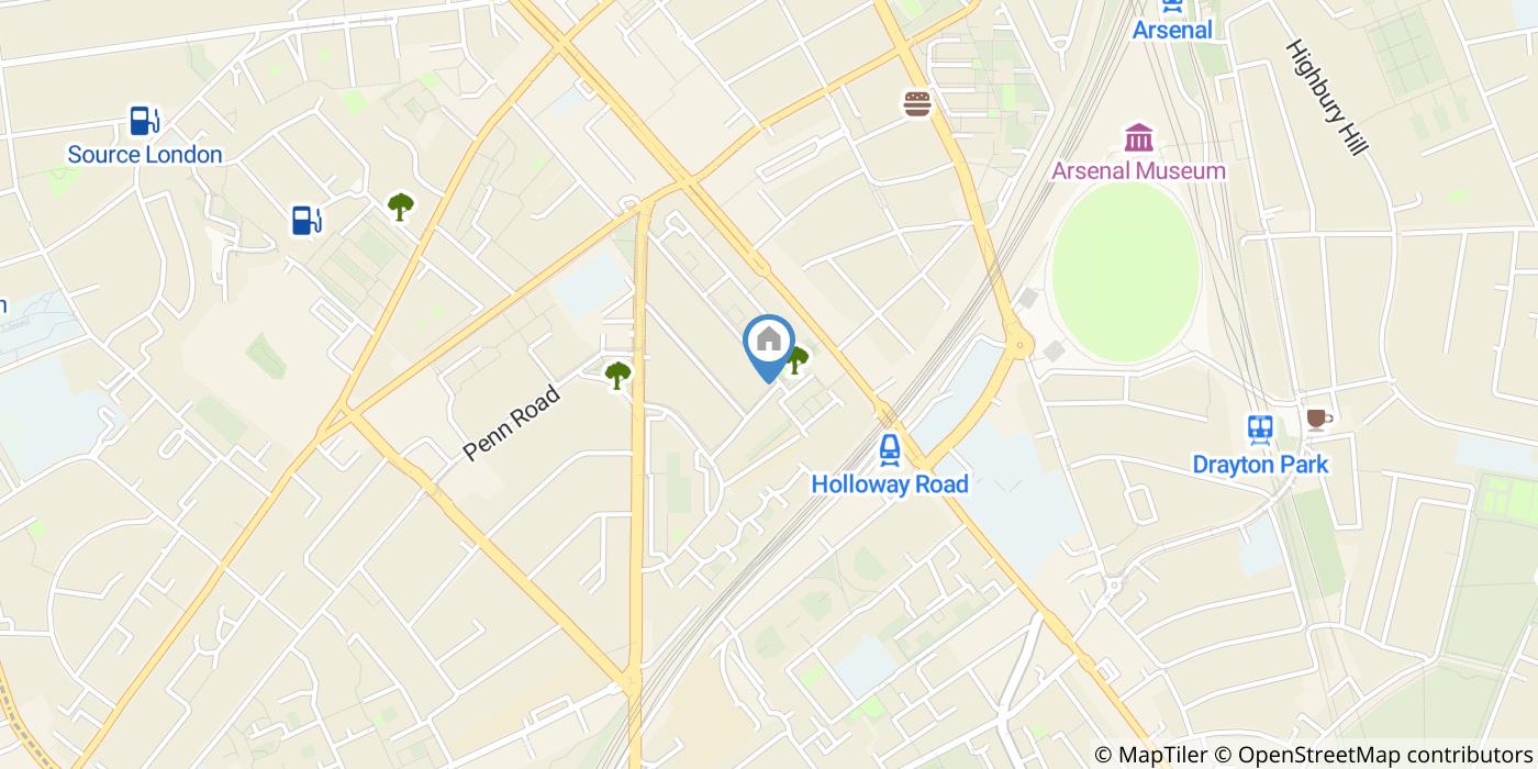 Studio Flat, London, N7